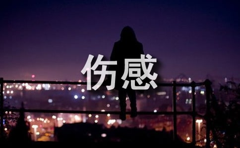 若我离开谁会伤怀伤感日记