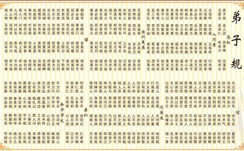以弟子规为题的观后感作文