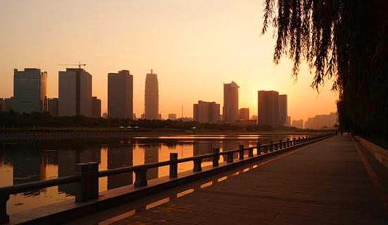 期待夕阳的.来临写景作文