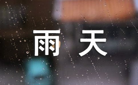 我记忆中的那个雨天作文