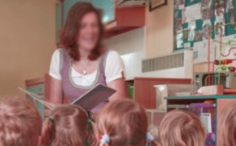 李老师的眼神童作文