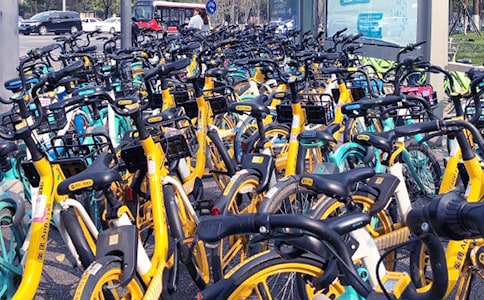 第一次骑共享单车作文