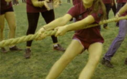 快乐的拔河比赛一年级作文350字