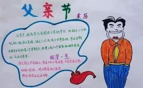 1591165497238742.jpg 关于父亲节手抄报图片大全简单又漂亮