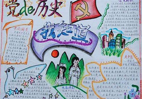 1593319383577730.jpg 2020建党99周年手抄报简单字少